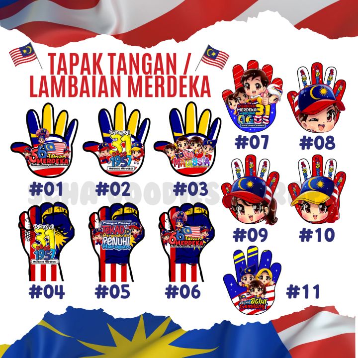 Tangan merdeka kipas merdeka kipas tangan merdeka | Lazada