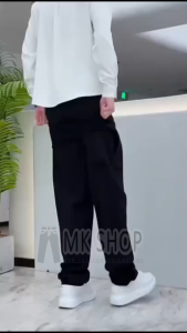 MKSHOP Casual Pants Men Suits Pants Men baggy drawstring men slack loose men Casual Seluar Slack Lelaki K105