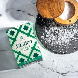 MUỐI BIỂN KHÔNG I-ỐT - THƯƠNG HIỆU ANH TỪ 1882 Maldon Crystal Sea Salt Non-lodized