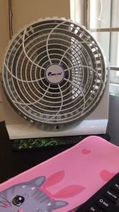 Quạt để bàn Chinghai HD606 - Quạt để bàn văn phòng cắm điện mini - Êm ái 2 tốc độ gió Không gây ồn - Hàng chính hãng - Bảo hành 12 tháng