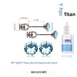 Magic Queen | Hoa tai Implant F136 Cấp độ Y tế Trụ Mỏng