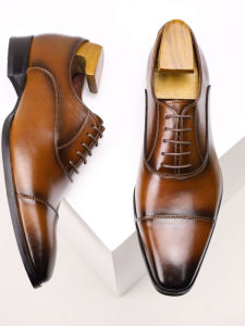 Elevator Business Dress Shoes Leather