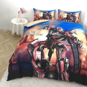 Optimus Prime Children Boy Three Or Four Piece Suit Anime Bumblebee Transformers Kit Cartoon Student Bedding