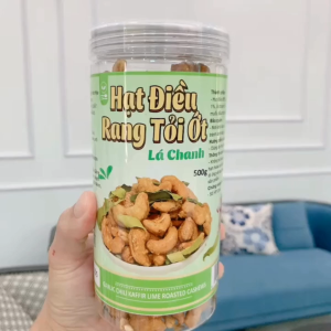 Điều rang tỏi ớt lá chanh Lan Anh Food 500g sạch đảm bảo VSATTP bùi bùi giòn rụm đậm đà