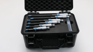 SHANHR 6pcs 0-150mm 0.01mm Outside Micrometer Set Machinist Tool Accuracy Carbide Micrometer Set With Standards Ratchet