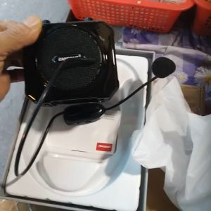 Máy Trợ Giảng Công Suất Lớn Zansong M80 Kèm Mic Không Dây Chống Hú Âm Thanh Chuẩn Độ Nhạy Cao