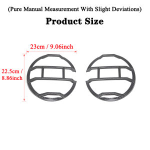 Car Front LED Headlight Decoration Cover Trim Lamp Hoods Frame Protectors for Ford Bronco 2021 2022 2023 Exterior Accessories