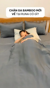 Combo ga gối 3 món chất liệu Organic Bamboo Runa Corner mềm mại thoáng khí - Combo 1 ga chun + 2 vỏ gối nằm