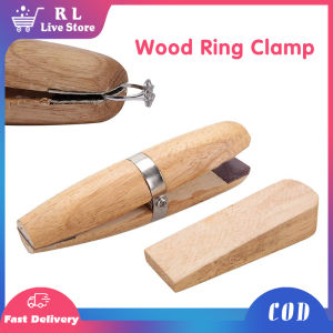 Wood Ring Clamp Holder Stone Setting Engraving Repair Jewelry Making Tool For Polishing With Wedge Lock