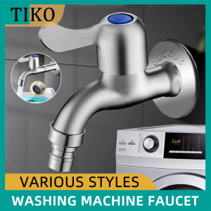 Bathroom Faucet 304 Stainless Faucet Long Type Heavy Duty Wall Faucet Single Faucet Leak Proof