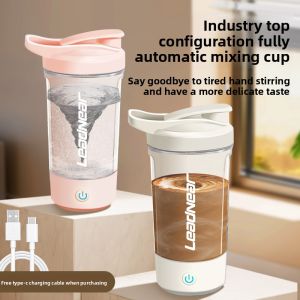 MONLEYTA | Portable Automatic Stirring Cup 2025 New Coffee Cup Electric Rechargeable Version With Scale Lazy Soy Milk Shaking Cup