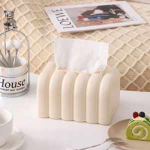 Tissue Box Internet Celebrity Light Luxury Style Tissue Holder Home Living Room Tissue Box Roll Paper Tube Box Napkin S