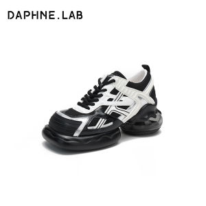 DAPHNE LAB | Giày Thể Thao Phong Cách Retro Đế Dày Tăng Chiều Cao