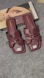 Sandal Wanita Kekinian Sandal Selop Slip On Slop Flat Teplek Wanita Kekinian