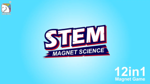 [SG STOCK] 12-in-1 Magnet Science Kit STEM Educational DIY Toy Kids Science Experiment Set School Project Gift for Boys Girls Age 7+