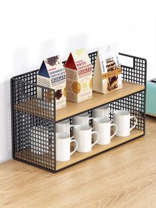 Cup Holder Cup Storage Rack Desktop Water Cup Teacup Coffee Cup Storage Shelf Box Tea Bar Table Plate