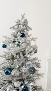 ต้นคริสมาสสโนว์ ต้นสนหิมะ หิมะ พร้อมของตกแต่ง ต้นคริสมาสพร้อมของตกแต่ง ต้นสน Snow Christmas Tree Full Decorations