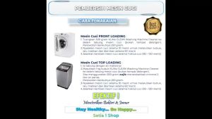pembersih mesin cuci anti bakteri dan kuman 500gr