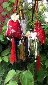 Túi gấm thêu hoa cao cấp - túi hầu bao - túi đựng trang sức cổ trang