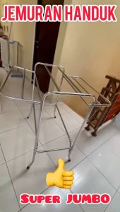 TERMURAH JEMURAN HANDUK STAINLEES STEEL SANGAT KOKOH ANTI KARAT