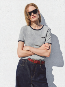 MO&Co. | Active Lightweight Color Block Short Sweater