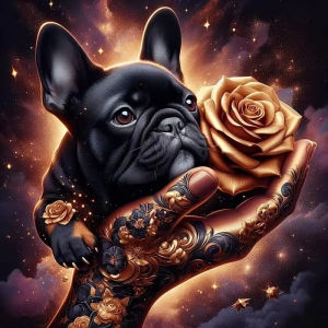 Tranh Sơn Dầu Cỡ Lớn Theo Số Tranh Vẽ Chó Bulldog Pháp Tự Làm Trên Vải Bố Bộ Dụng Cụ Trang Trí Nhà Cửa Tranh Vẽ Dành Cho Người Mới Bắt Đầu