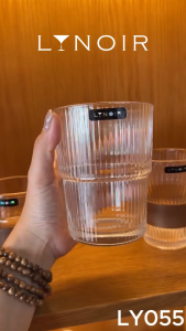 Ly Thủy Tinh Highball - Striped Ridge | 380ml | [LYNOIR_LY055]