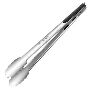 HUYO | Commercial Extended 304 Stainless Steel Kitchen Tongs