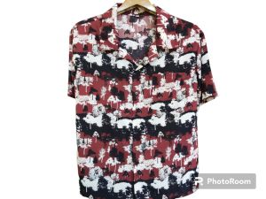 เสื้อเชิ๊ตฮาวายผ้าไหมอิตาลี B109