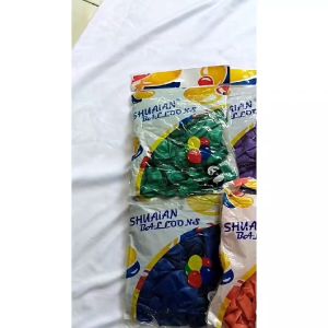 (SATUAN) Balon Latex Metalic Pesta Grosir 12 Inch