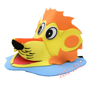 Little Lion Headdress Kindergarten Performance Props Childrens Hat Lion Animal Headgear Sports Activity Supplies EV