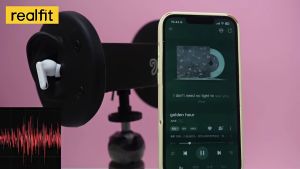 100% Original Realfit F3 Bluetooth Earphone -38dB Noise Cancellation Sport Headset 360° Spatial Sound Good Bass [24hours Shipout]