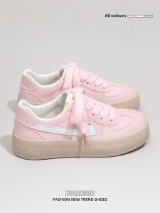 Warrior | รองเท้าผ้าใบสีชมพูซากุระ น้ำหนักเบา ระบายอากาสได้ดี