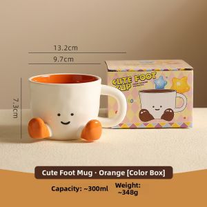 Cute Aesthetic Mug for Couples and Women Ceramic