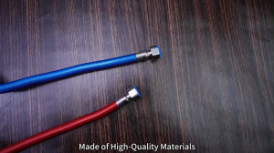 40cm 304 Stainless Steel Bellows Heavy-Duty Hot/Cold Water Inlet Pipes Household Water Heater Metal Hose