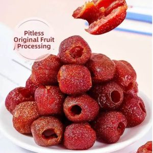 Hollow Hawthorn Fruit Leather Without Nucleic Acids Soft and Sweet No Sugar or Additives Individually Wrapped