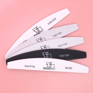 5/10pcs Professional Nail Art buffer File 80-240Grit Sandpaper Manicure Tips Care File Sanding Polishing Grinding Equipment Tool