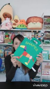 [iRojak] Busy Book Tangram Cloth Book Shape Montessori Toys Travel Toys For Toddler 七巧板 布书 忙碌书 Buku Kain - BT234