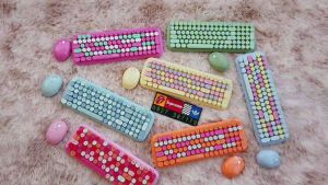 Bàn phím giả cơ và chuột cao cấp không dây MoFii Candy XR - Dùng cho Máy tính bàn Laptop Tivi Điện thoại iPad iPhone
