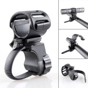 Bicycle Handlebar Light Bracket Bike Lamp Holder 360 Degree Rotatable Flashlight Clip Cycling Headlight Stand Bicycle Accessorie