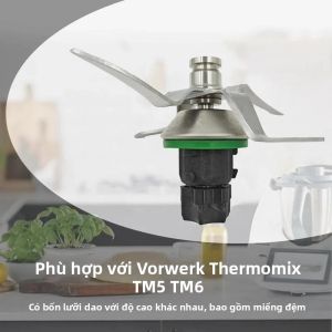 Lưỡi Dao Thay Thế Cho Máy Xay Sinh Tố Thermomix TM5 TM6 Để Nấu Ăn Và Trộn Thực Phẩm