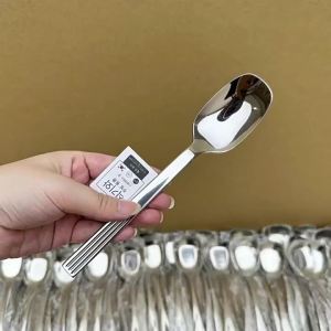 Muỗng Múc Canh Bằng Thép Không Gỉ Đầu Vuông Lớn Có Tay Cầm Dài - Dụng Cụ Nhà Bếp Sáng Tạo Cần Thiết Cho Gia Đình