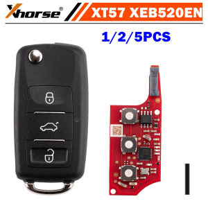 1/2/5PCS Xhorse XEB520EN/XEB510EN Super Remote Key with XT57 Super Chip for Volkswagen B5 Type Working with Max Pro/VVDI2