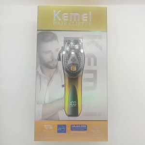 Máy Cắt Tóc Điện Kemei KM-1767 Màn Hình LCD Kỹ Thuật Số Sạc USB Chuyên Nghiệp Dùng Cho Tiệm Cắt Tóc