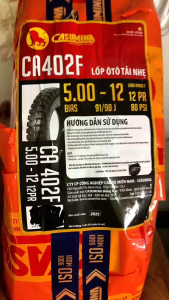 Lốp ( Vỏ ) CASUMINA 500-12 12PR gai ngang ( 12 lớp )