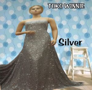 Kain Tille/Kebaya Pengantin Full Payet Batu Dan Payet Sqiun Asli.Kain lembut Dan Mewah. Kebaya Pengantin