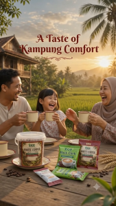 Eco Nest Farm White Coffee Cappuccino & Black Mixed Cereal Instant Drink