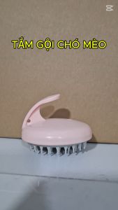 Lược gội đầu bàn chảy gội đầu bằng silicon mềm mại massage cho da đầu cho phụ nữ nam giới và thú cưng - Nuôi Pet Shop