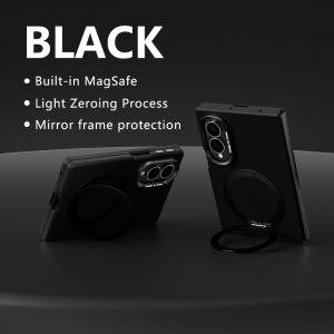 360 Rotating Magnetic Stand Skin Feel Case for Samsung Galaxy Z Fold 8 Fold8 Ultra for Magsafe Shockproof Hinge Protection Cover