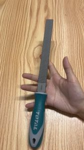 Dũa gỗ dẹp Total THT91586 kích thước 200mm tay cầm vừa vặn thoải mái dũa mài gỗ làm nhẵn mịn đồ vật - Thinksafe